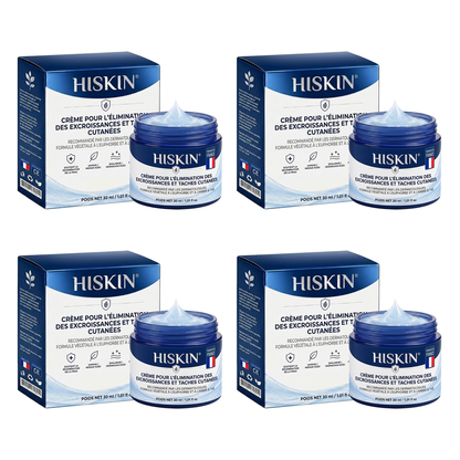 HISKIN® Crème Rénovatrice Ciblée 10-en-1 (Acrochordons & Taches) – Formule Botanique Sans Douleur ni Cicatrice, 7 Jours