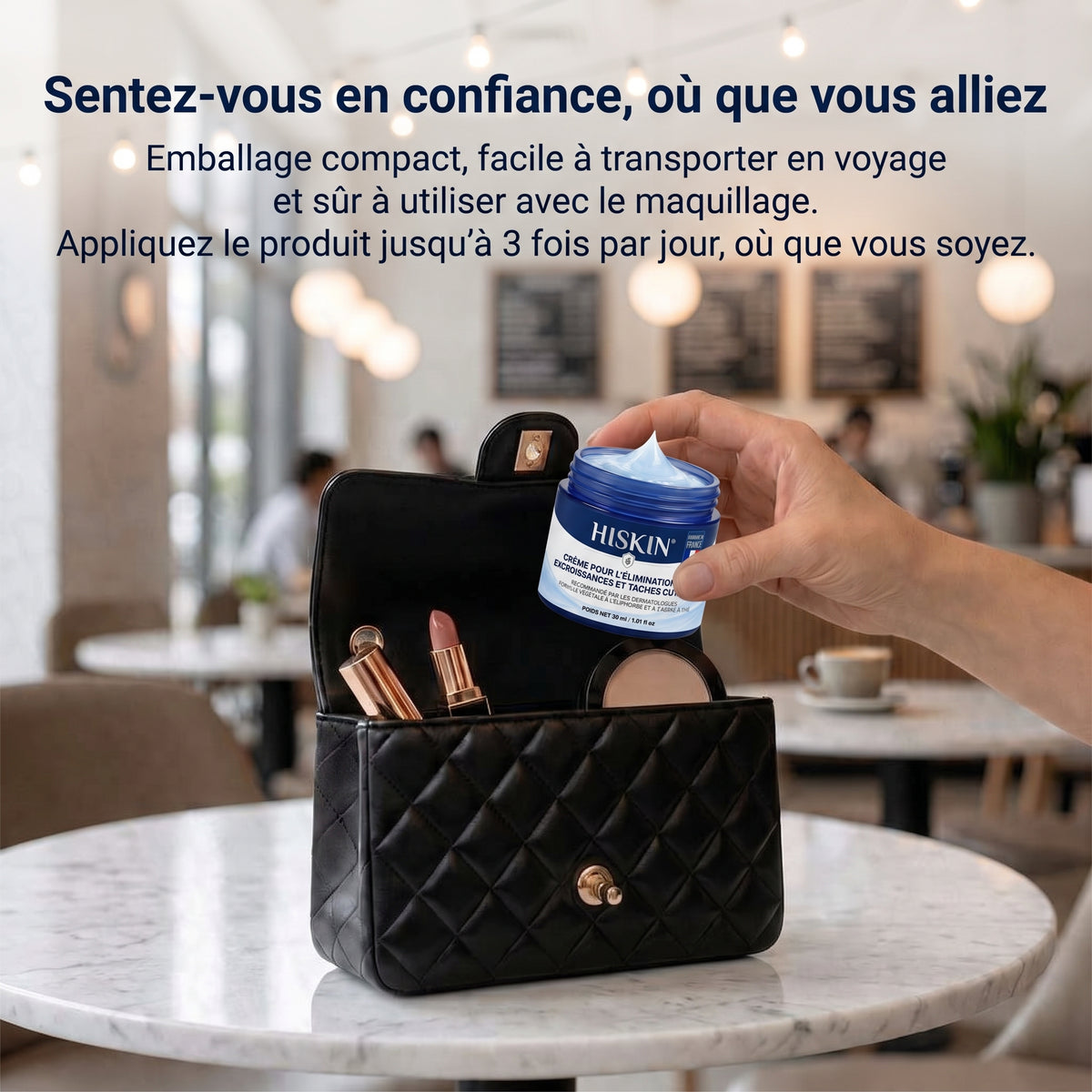 HISKIN® Crème Rénovatrice Ciblée 10-en-1 (Acrochordons & Taches) – Formule Botanique Sans Douleur ni Cicatrice, 7 Jours